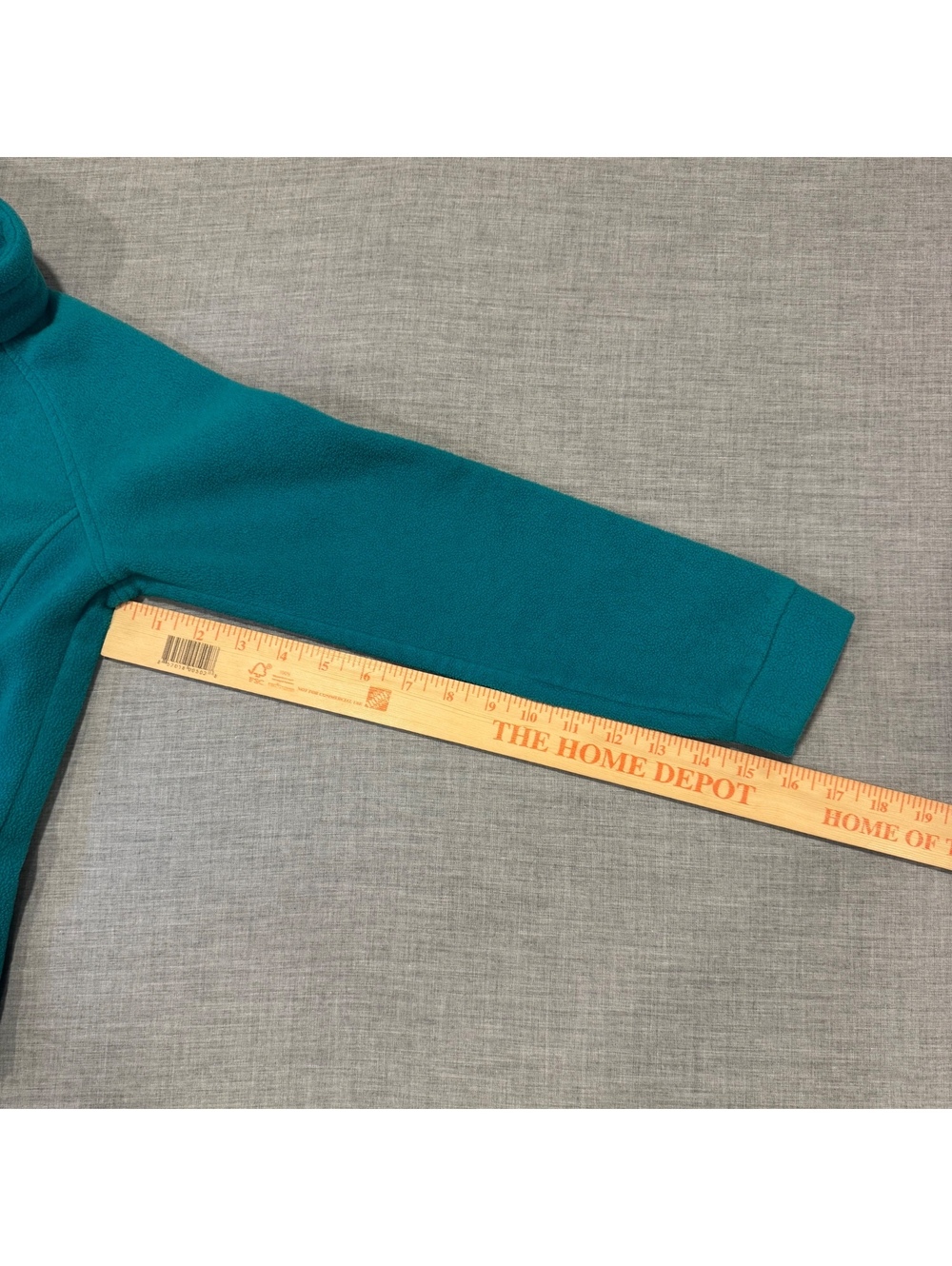 Columbia teal full zip fleece jacket - Picture 9 of 10